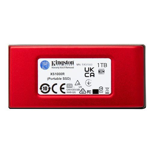 Kingston Technology XS1000 Red 1 TB USB C-típus 3.2 Gen 2 (3.1 Gen 2) Vörös