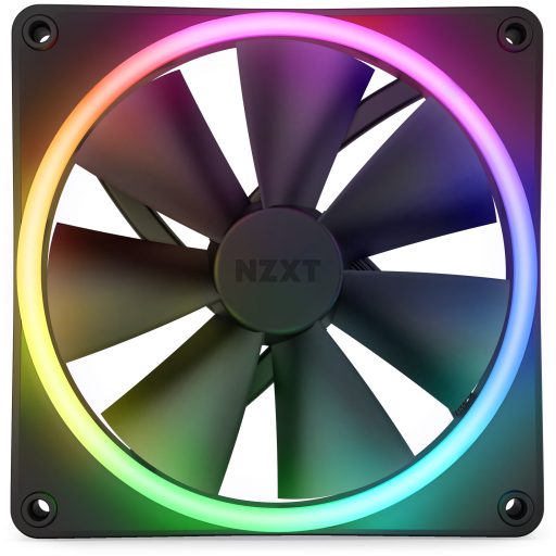 NZXT F140 RGB DUO Ventilátor 14 cm Fekete 1 db