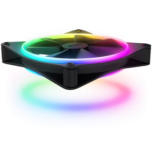 NZXT F140 RGB DUO Ventilátor 14 cm Fekete 1 db
