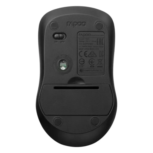 Rapoo 1680 Silent egér Utazó Kétkezes Vezeték nélküli RF Optikai 1000 DPI