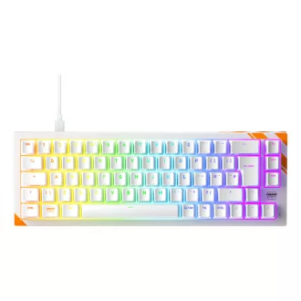   CHERRY K5 PRO TMR COMPACT billentyűzet Játék USB QWERTY Brit angol Narancssárga, Fehér