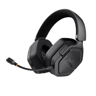   Trust GXT 493 Carus Headset Vezetékes és vezeték nélküli Fejpánt, Sisakbeszélő Játék USB Type-C / USB Type-A Bluetooth Fekete