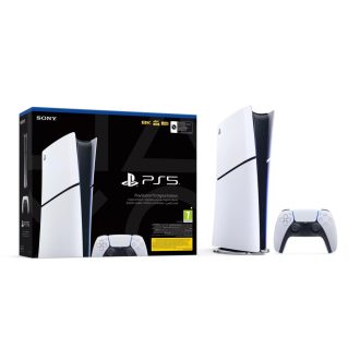   Sony PlayStation 5 Digital E Chassis (Slim) 825 GB Wi-Fi Fekete, Fehér