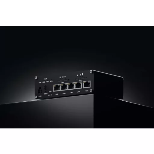 Teltonika RUTC50 vezetéknélküli router Gigabit Ethernet Kétsávos (2,4 GHz / 5 GHz) 5G Fekete