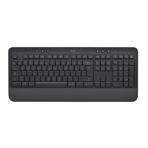 Logitech 920-010945 billentyűzet Irodai Bluetooth QWERTY Nemzetközi amerikai Grafit