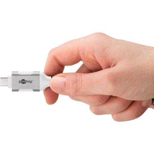 Goobay 74385 csatlakozó átlakító USB 3.1 type A RJ45 Fehér
