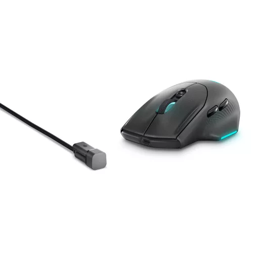 Alienware AW620M egér Játék Jobbkezes RF Wireless + USB Type-C Optikai 26000 DPI