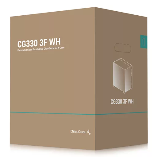 DeepCool CG330 3F WH Tower Fehér