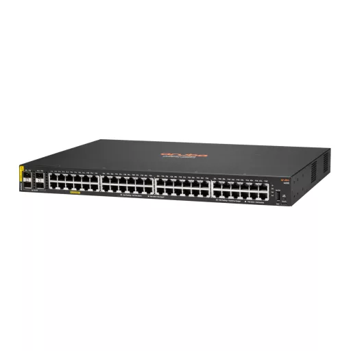 HPE Aruba Networking CX 6000 48G Class4 PoE 4SFP 370W Switch Vezérelt L3 Gigabit Ethernet (10/100/1000) Ethernet-áramellátás (PoE) támogatása 1U