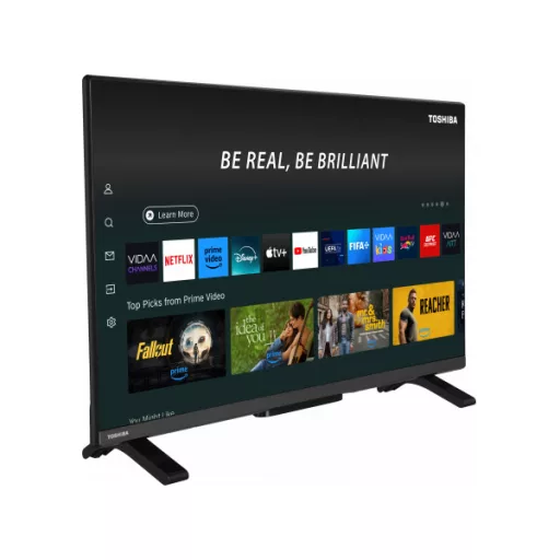 Toshiba 32QV2F63DG televízió 81,3 cm (32") Full HD Smart TV Fekete 200 cd/m²