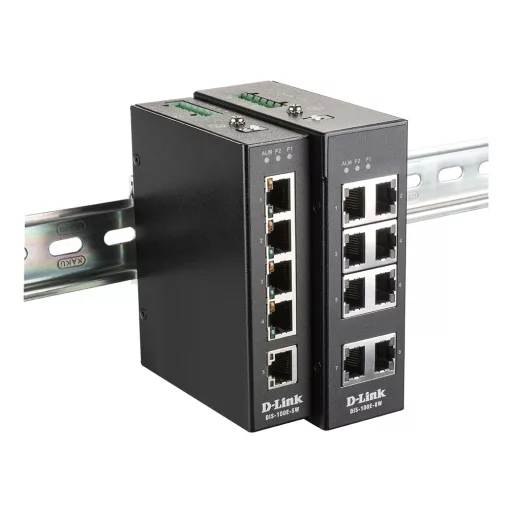 D-Link DIS-100E-5W hálózati kapcsoló Beállítást nem igénylő (unmanaged) L2 Fast Ethernet (10/100) Fekete