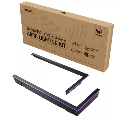 ASUS TUF GAMING GT502 Horizon ARGB Lighting Kit Black Midi Tower RGB világításfokozó szett