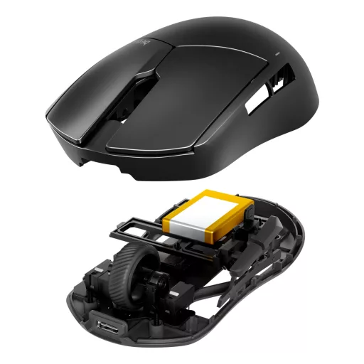 be quiet! Dark Perk | Sym egér Játék Jobbkezes RF Wireless + USB Type-C Optikai 32000 DPI