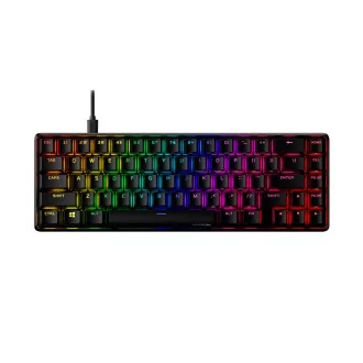   HyperX Alloy Origins 65 - Mechanical Gaming Keyboard - HX Red (USLayout) (HKBO1T-RD-US/N) billentyűzet Játék USB Fekete