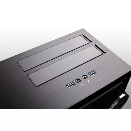 Silverstone GD08 HTPC Fekete