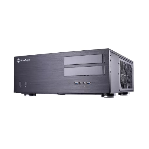 Silverstone GD08 HTPC Fekete