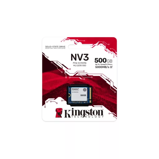 Kingston Technology NV3 500 GB M.2 PCI Express 4.0 NVMe 3D NAND