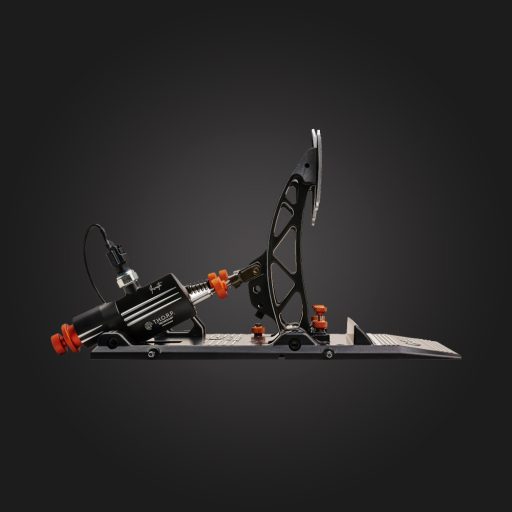 Asetek 40-010-0000001 játékvezérlő Fekete, Narancssárga, Fehér USB Pedálok PC