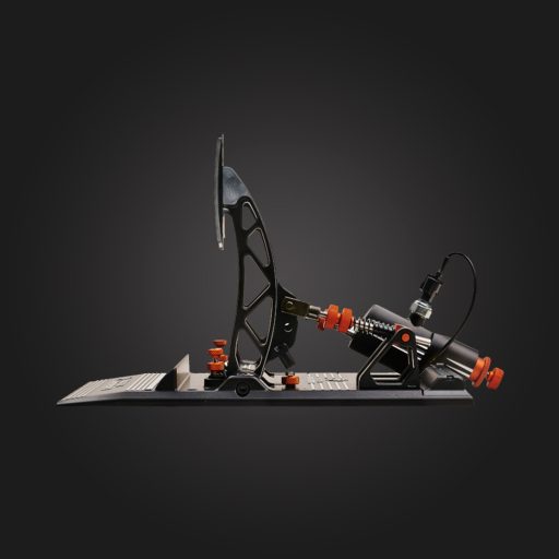 Asetek 40-010-0000001 játékvezérlő Fekete, Narancssárga, Fehér USB Pedálok PC