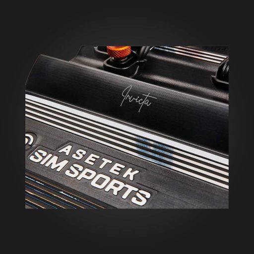 Asetek 40-010-0000001 játékvezérlő Fekete, Narancssárga, Fehér USB Pedálok PC