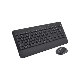  Logitech 920-011004 billentyűzet Egér mellékelve Irodai Bluetooth QWERTY Nemzetközi amerikai Grafit