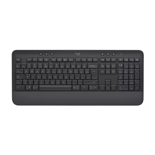 Logitech 920-011004 billentyűzet Egér mellékelve Irodai Bluetooth QWERTY Nemzetközi amerikai Grafit