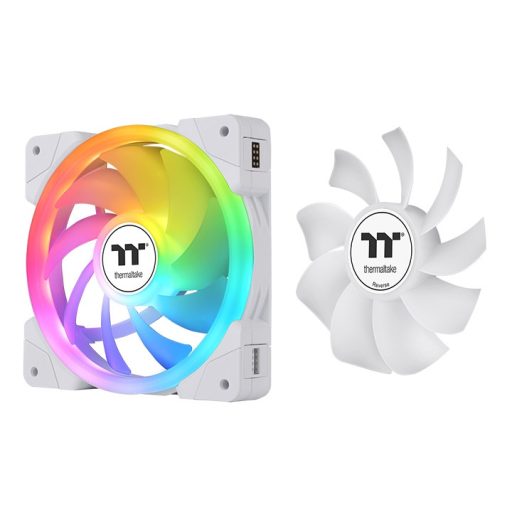 Thermaltake SWAFAN EX12 ARGB Számítógép ház Hűtő 12 cm Fehér 3 db