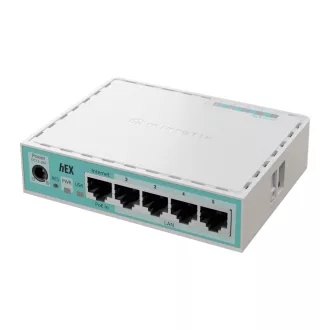 Mikrotik hEX vezetékes router Gigabit Ethernet Fehér