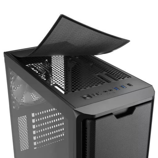 Sharkoon SK3 RGB Midi Tower Fekete
