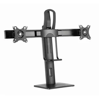 Gembird MS-D2-01 asztali TV konzol 68,6 cm (27") Fekete