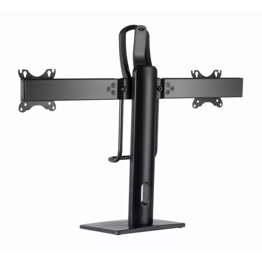 Gembird MS-D2-01 asztali TV konzol 68,6 cm (27") Fekete
