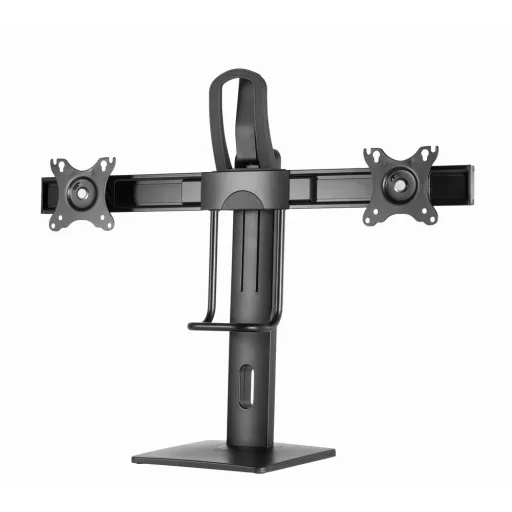 Gembird MS-D2-01 asztali TV konzol 68,6 cm (27") Fekete