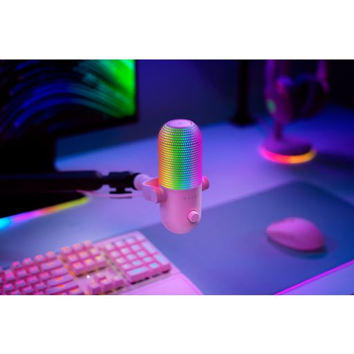 Razer Seiren V3 Chroma Rózsaszín PC-mikrofon