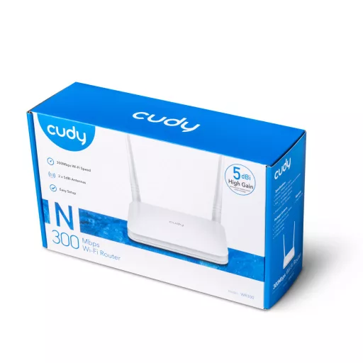 Cudy WR300 vezetéknélküli router Fast Ethernet Egysávos (2,4 GHz) Fehér
