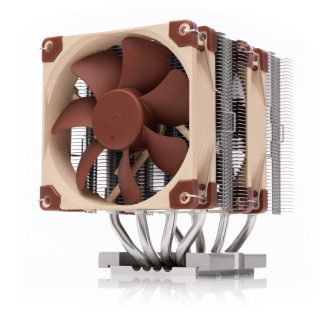   Noctua NH-D9 DX-4677 4U számítógépes hűtőrendszer Processzor Hűtő 9,2 cm Alumínium, Bézs, Barna