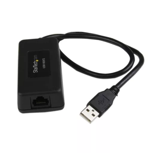 StarTech.com USB110EXT2 hálózati bővítő Hálózati adó- és vevőegység Fekete