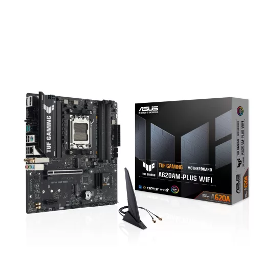 ASUS TUF GAMING A620AM-PLUS WIFI AMD A620A Socket AM5 Micro ATX