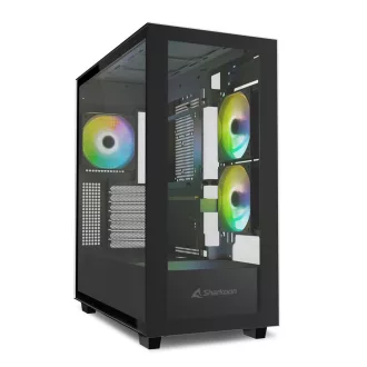 Sharkoon Rebel C60 Midi Tower Fekete