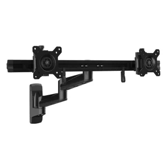   StarTech.com ARMDUALWALL asztali TV konzol 61 cm (24") Fali Fekete