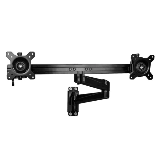 StarTech.com ARMDUALWALL asztali TV konzol 61 cm (24") Fali Fekete