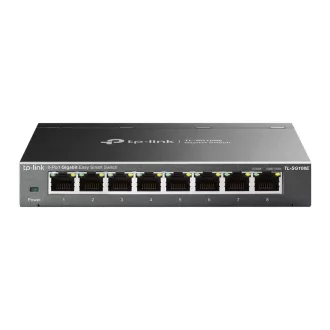   TP-Link TL-SG108E Vezérelt L2 Gigabit Ethernet (10/100/1000) Fekete