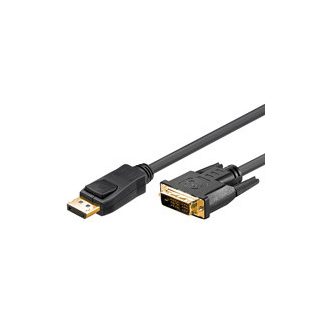 Goobay 2m DP/DVI DisplayPort Fekete