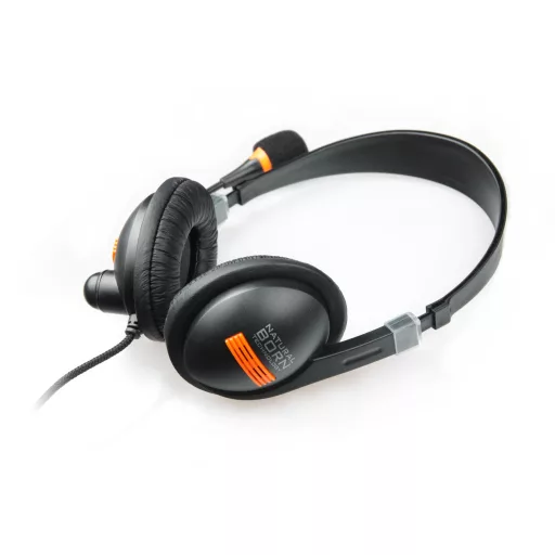 NATEC Drone Headset Vezetékes Fejpánt Hívás/zene Fekete, Narancssárga