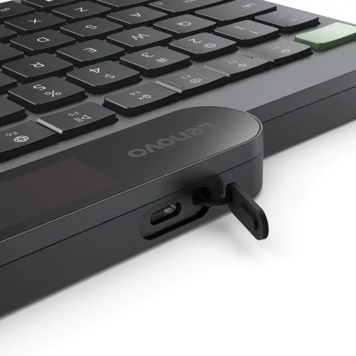 Lenovo 4Y41R69494 billentyűzet Otthoni/irodai Bluetooth Amerikai angol Fekete, Zöld