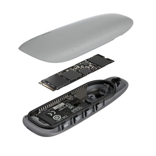 ASUS COBBLE Gray Külső SSD ház Szürke M.2