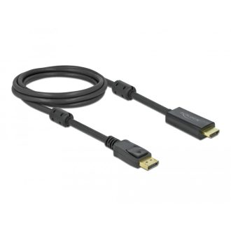   DeLOCK 85956 video átalakító kábel 2 M HDMI A-típus (Standard) DisplayPort Fekete