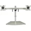 StarTech.com ARMDUOSS asztali TV konzol 61 cm (24") Rozsdamentes acél