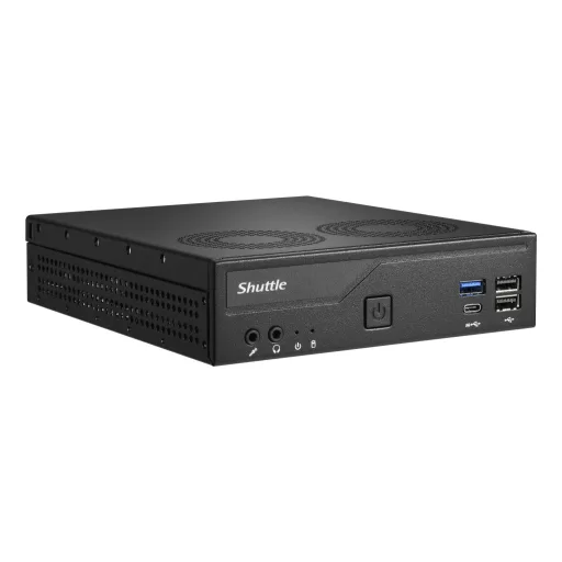 Shuttle XPС slim DH610V2 PC/munkaállomás alapgép 1,35 liter méretű számítógép Fekete Intel H610 LGA 1700