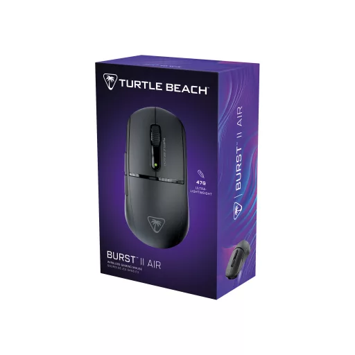 Turtle Beach Burst II Air egér Játék Jobbkezes RF vezeték nélküli + Bluetooth Optikai 26000 DPI