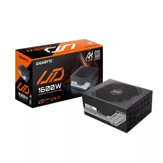GIGABYTE UD1600PM PG5 AI TOP 1600 W 20+4 pin ATX ATX Fekete